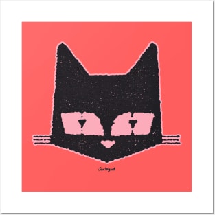 MY CAT IS AWESOME (pink edition) Posters and Art